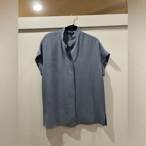 Lafayette 148 New York Blue Blouse